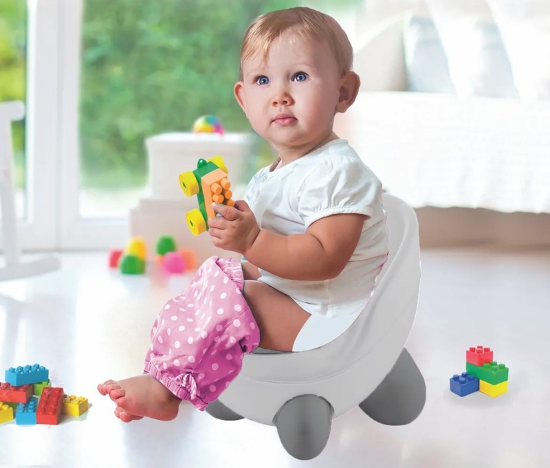 BabyJem TonTon Lazımlık 342 Beyaz Gri - 2
