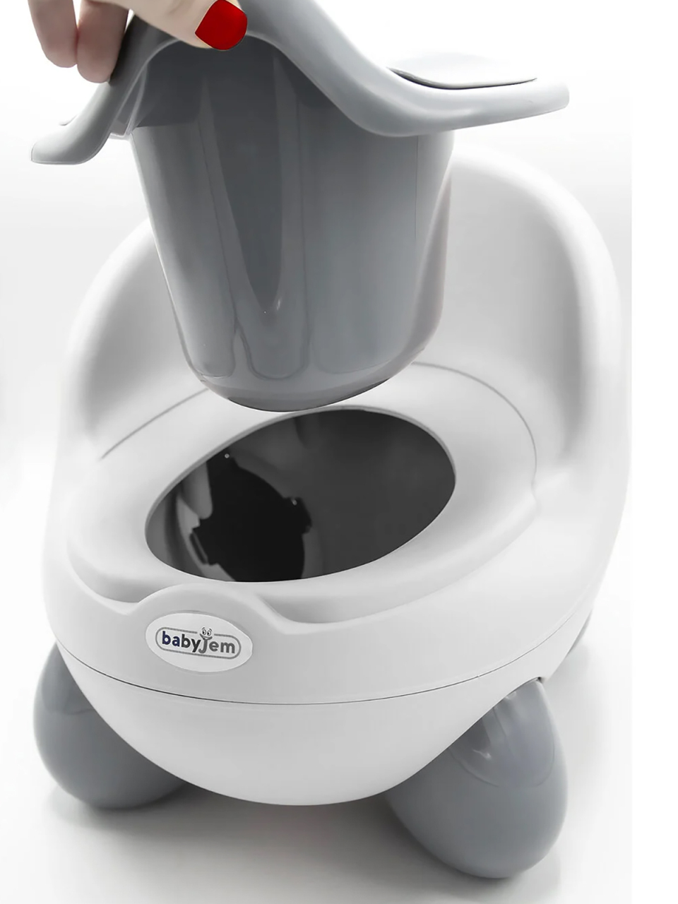 BabyJem TonTon Lazımlık 342 Beyaz Gri - 3