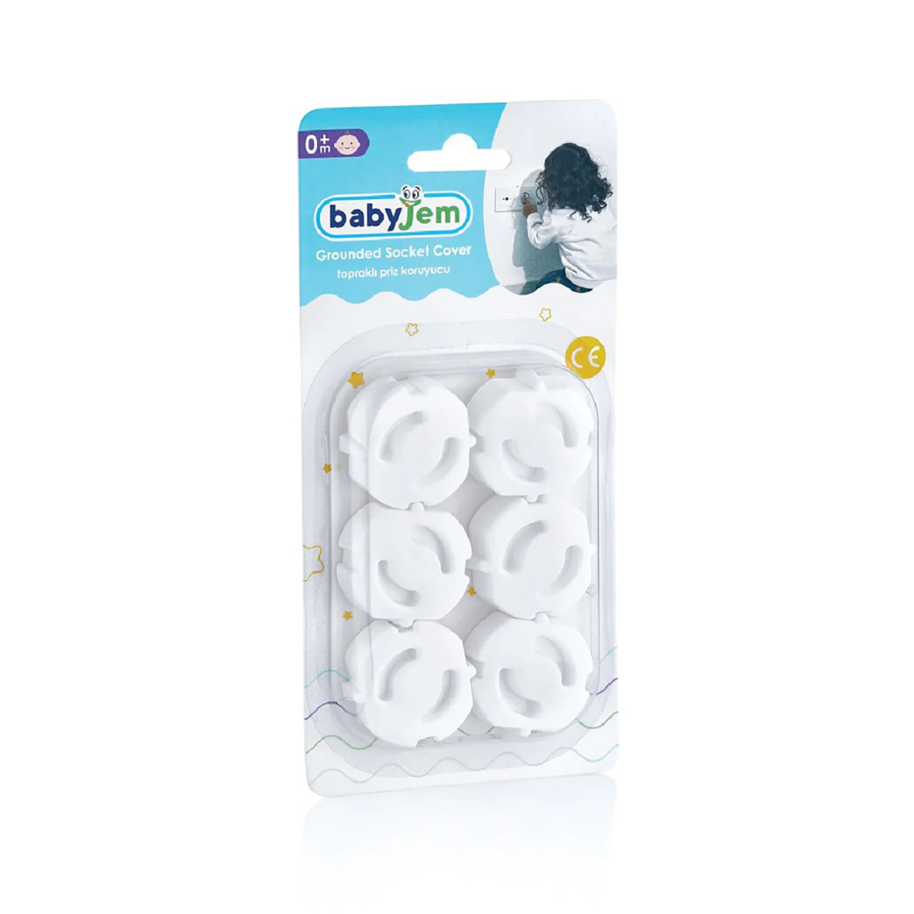 BabyJem Topraklı Priz Koruyucu 056 - 1