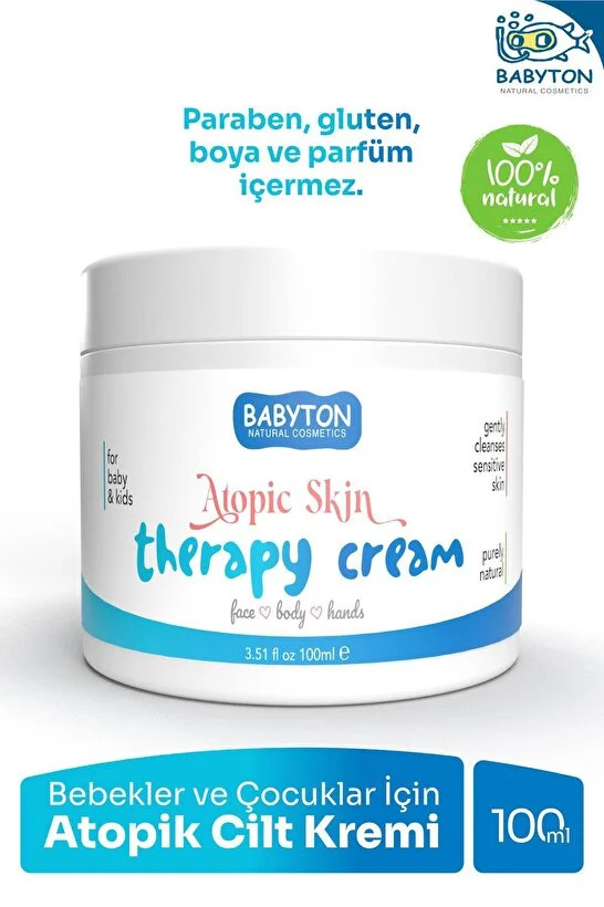 Babyton Bebekler ve Çocuklar İçin Atopik Cilt Kremi 100 ml - 1