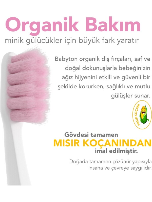 Babyton Bio Ultra Yumuşak Çocuk Diş Fırçası Denizanası - 4