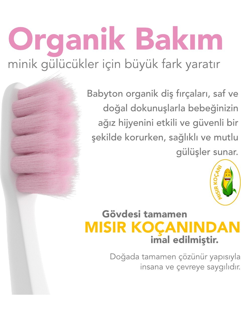 Babyton Bio Ultra Yumuşak Çocuk Diş Fırçası Denizanası - 4