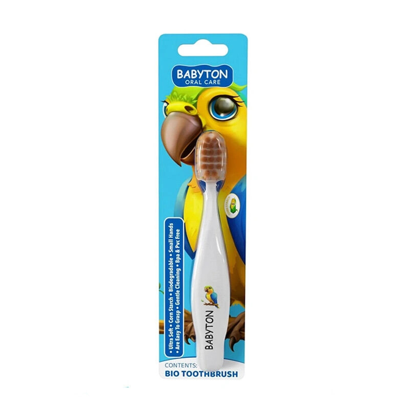 Babyton Bio Ultra Yumuşak Çocuk Diş Fırçası Papağan - 1