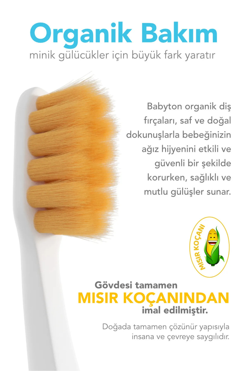 Babyton Bio Ultra Yumuşak Çocuk Diş Fırçası Papağan - 4