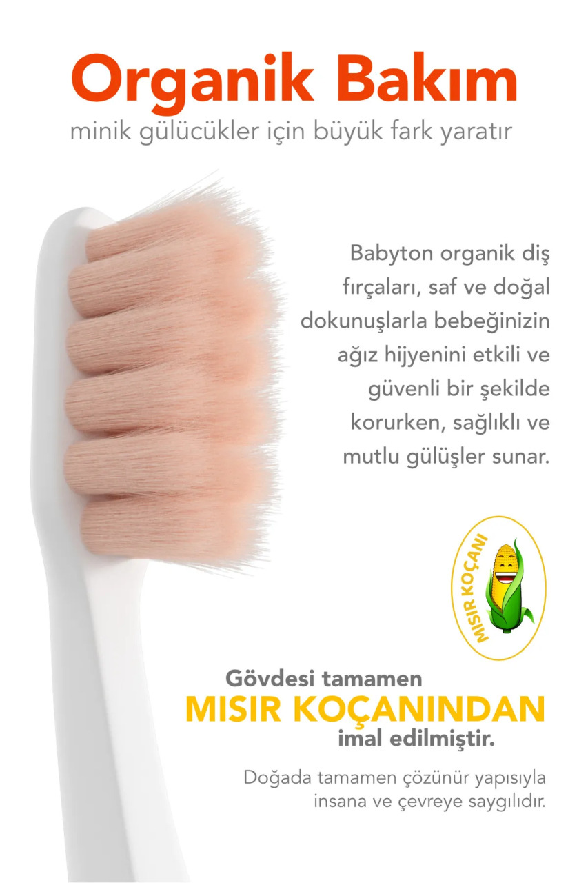 Babyton Bio Ultra Yumuşak Çocuk Diş Fırçası Yengeç - 4