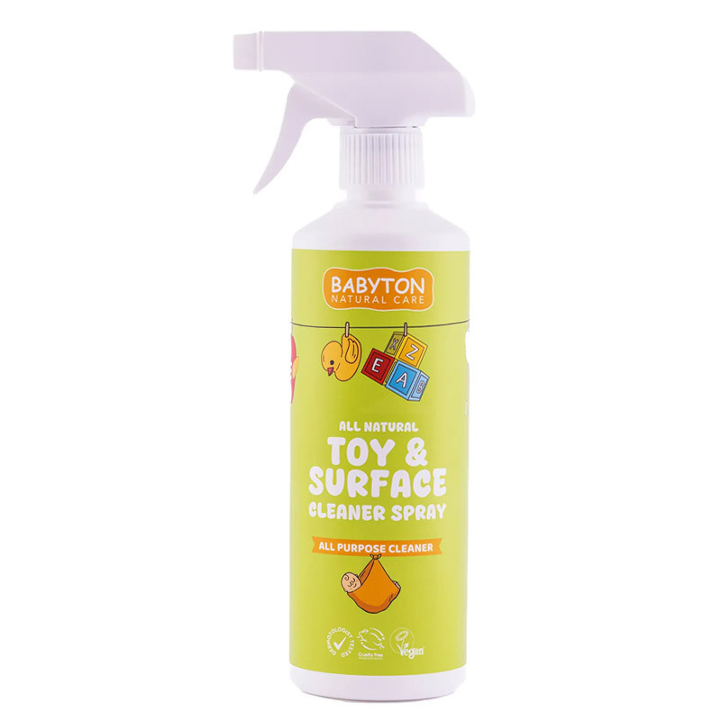 Babyton Doğal Oyuncak ve Mama Sandalyesi Temizleyici Sprey 500 ml - 1