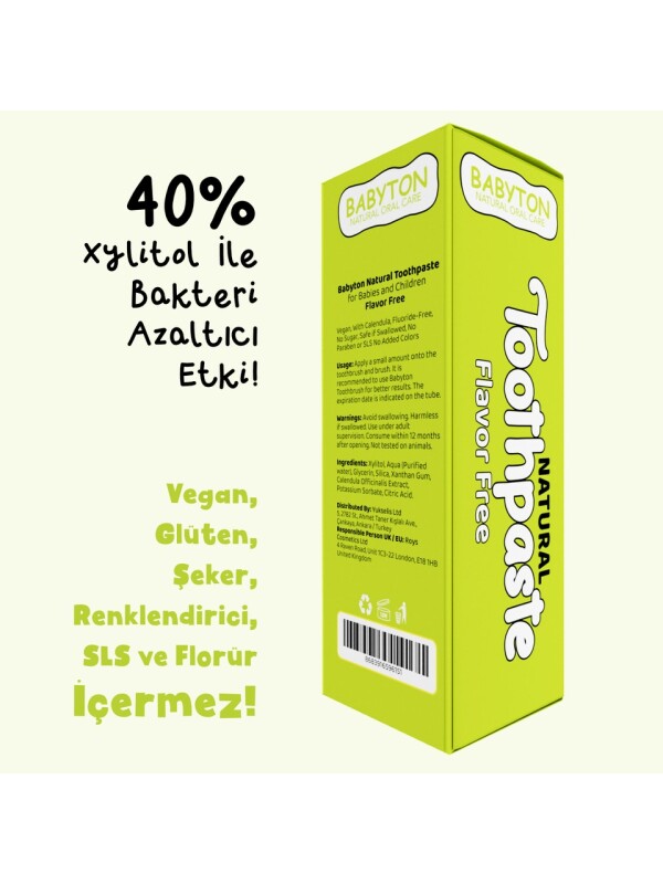 Babyton Organik Doğal Natural Diş Macunu 50 Gr - 4