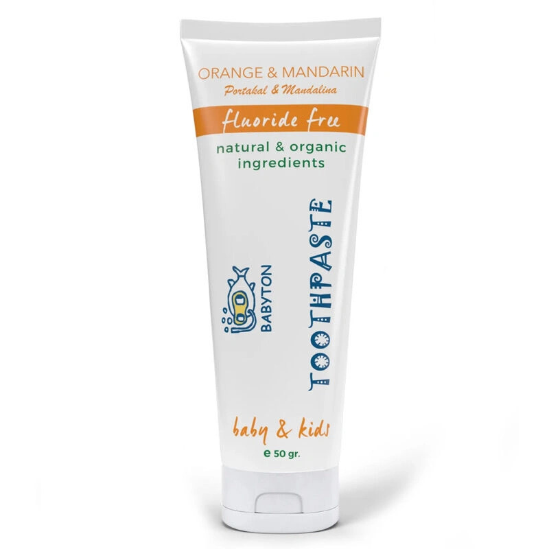 Babyton Organik Doğal Portakal & Mandalina Aromalı Diş Macunu 50 Gr - 2