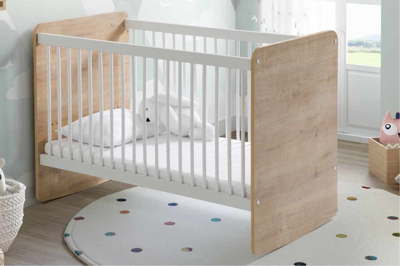 Babywhen Pratik Kademeli Sallanır Beşik 60x120 Ahşap - 1