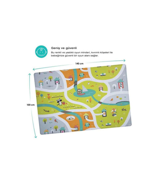 bblüv Mülti Oyun Halısı 140x100 سم شهير - 2
