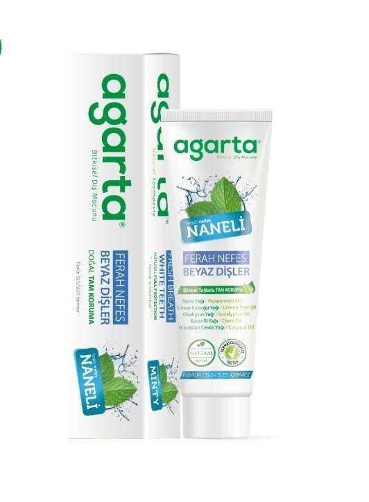 Agarta Doğal Diş Macunu 100 ml Nane Özlü - 1