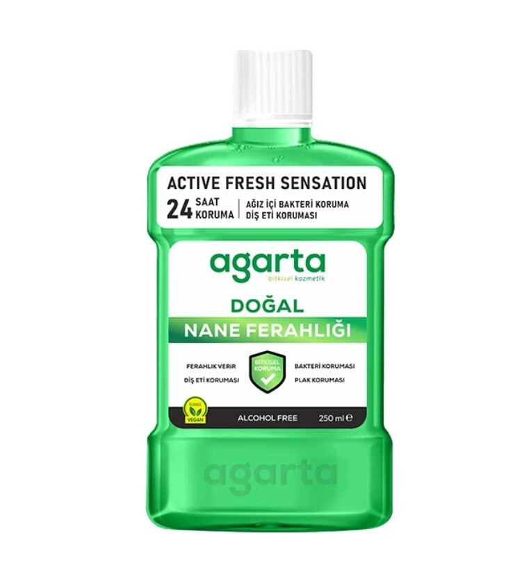 Agarta Doğal Ağız Bakım Suyu 250 ml Nane Özlü - 1