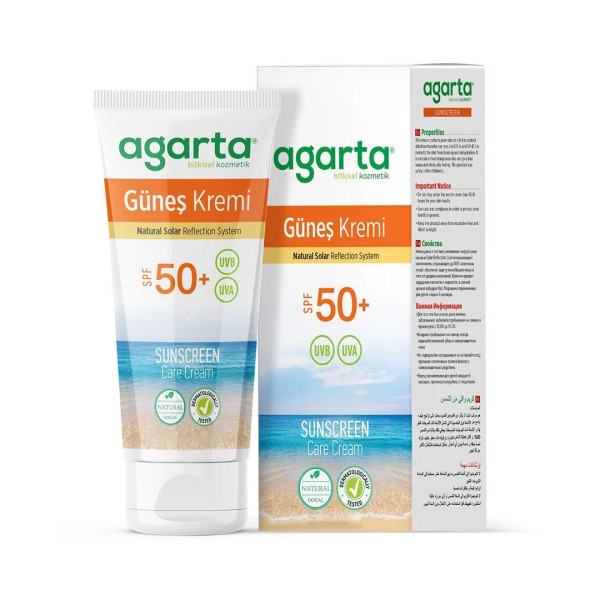 Agarta Doğal Güneş Kremi SPF 50+ 100 ml - Agarta