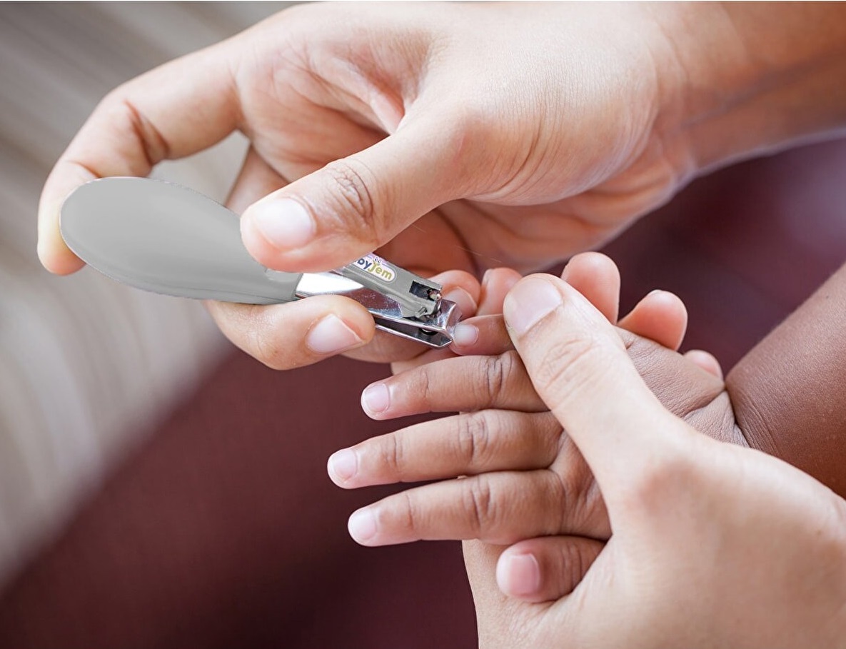 BabyJem Kolay Kavrama Bebek Tırnak Makası 576 Gri - 2