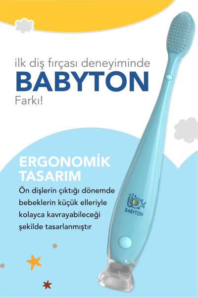 Babyton Silikon Diş Fırçası - 4