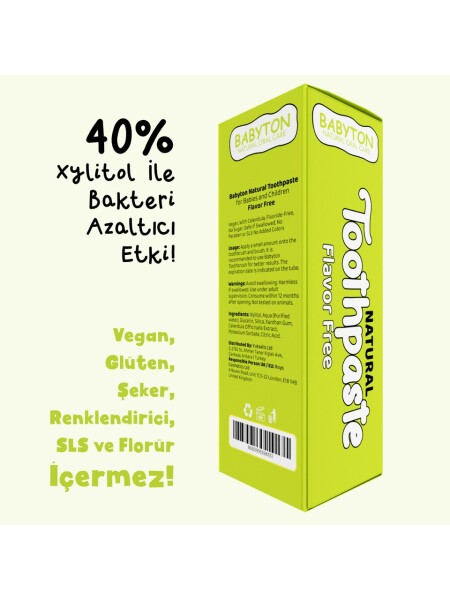 Babyton Organik Doğal Natural Diş Macunu 50 Gr - 4