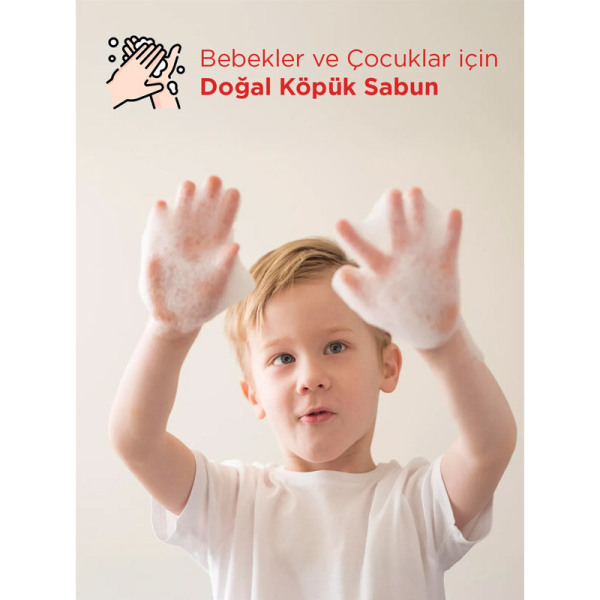 Babyton Çocuklar İçin Doğal Köpük Sabun Çilek - 4