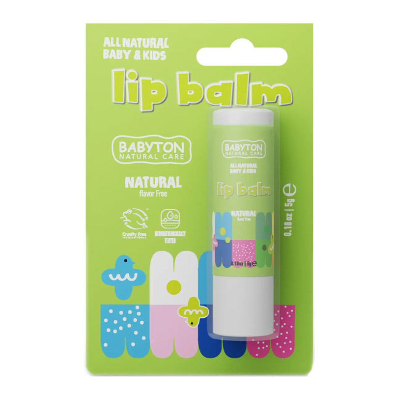 Babyton Bebek ve Çocuklar İçin Doğal Dudak Koruyucu Balm Naturel - 1