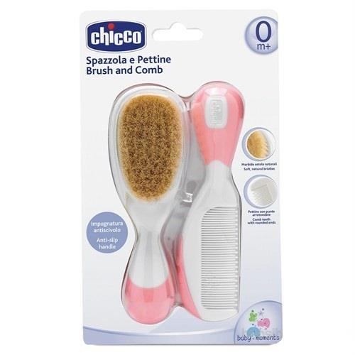 Chicco Fırça ve Tarak Seti 0 Ay+ Pembe - 2
