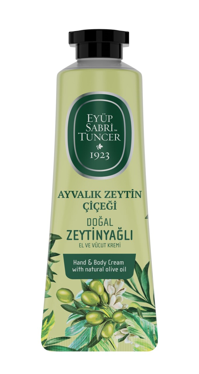 Eyüp Sabri Tuncer Doğal Ayvalık Zeytin Çiçeği Zeytinyağlı El ve Vücut Kremi 50ml - 1