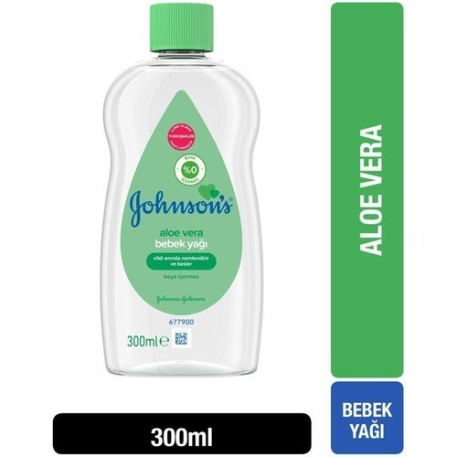 Johnson's Baby Bebe Yağı 300 ml Aloe Vera - 1