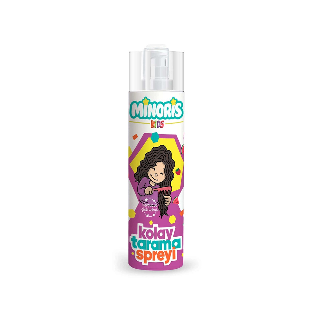 Minoris Kids Organik Kolay Tarama Saç Spreyi 200 ml - 1
