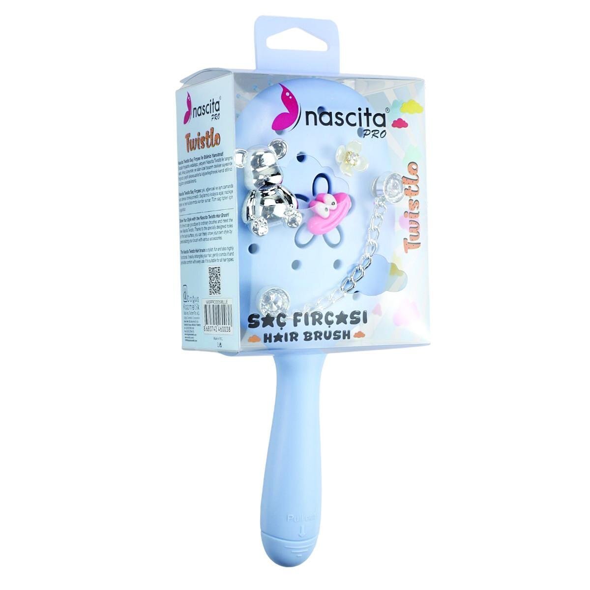 Nascita Twistlo Saç Fırçası Mavi - 4