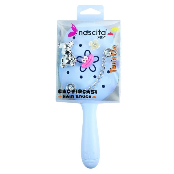 Nascita Twistlo Saç Fırçası Mavi - 5
