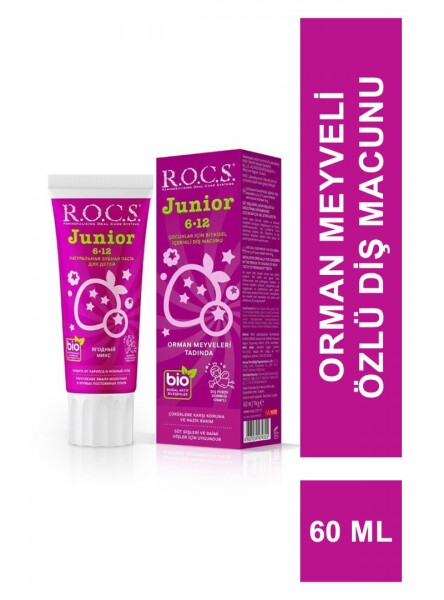R.O.C.S.Junior Diş Macunu 6-12 Yaş 60 ml Orman Meyveleri - R.O.C.S.