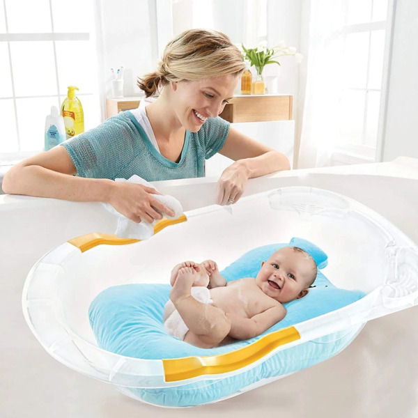 BabyJem Köpüklü Bebek Banyo Yatağı 436 Mavi - 2