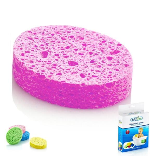 BabyJem Bebek Banyo Süngeri Selülozik 020 Pembe - BabyJem