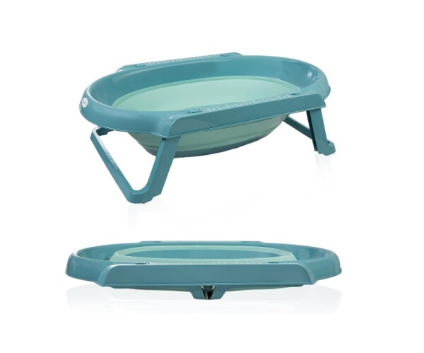 BabyJem Katlanır Banyo 5'Li Küvet Seti 596 Turkuaz - 3