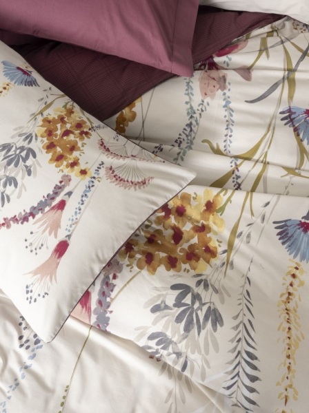 Cotton Box Complete Set Tek Kişilik Flos Bordo - 2
