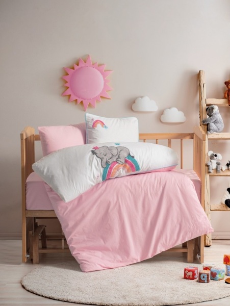 Cotton Box Punch Nakışlı Bebek Nevresim Takımı Lucky - 1