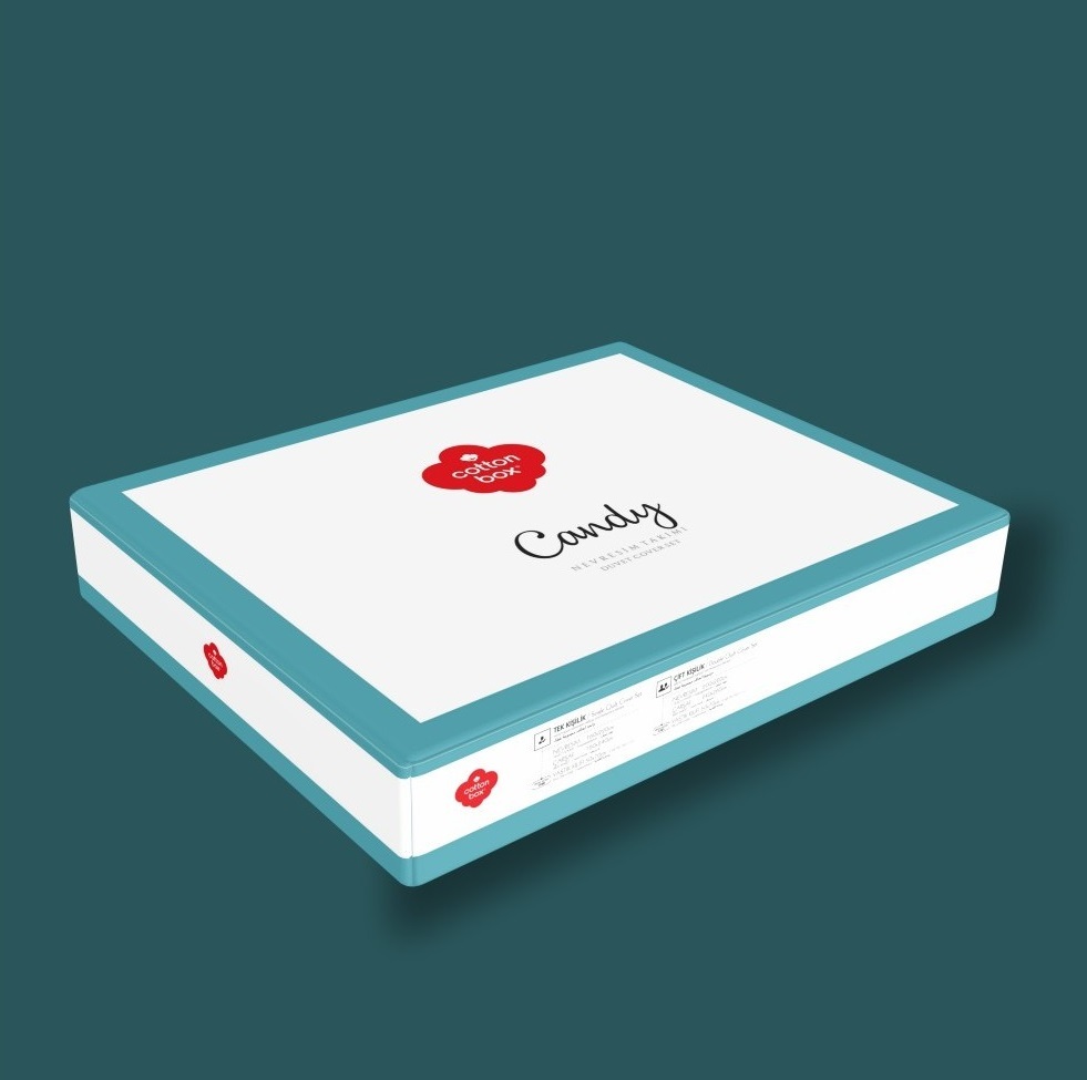 Cotton Box Candy Ranforce Nevresim Takımı Tek Kişilik Degno Siyah - 3