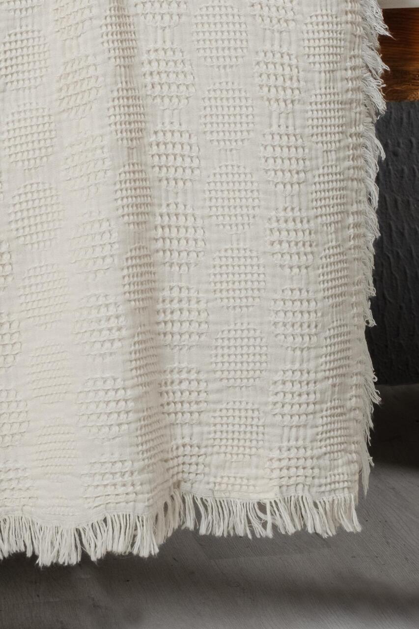 Kanz Bebek Waffle Müslin Nakışlı Pike Knz-021 Ponny - 4