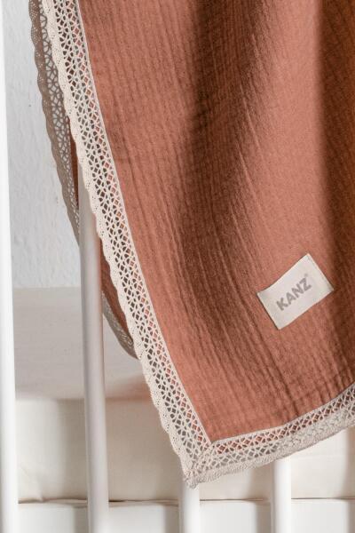 Kanz 4 Kat Kopanaki Müslin Pike Knz-017 Kiremit - 2