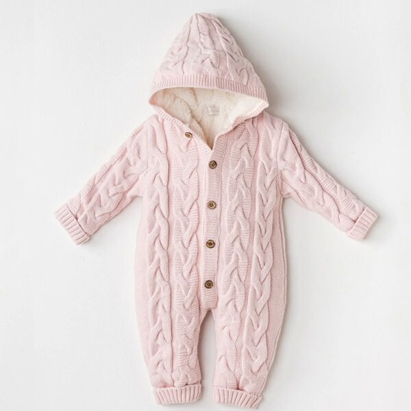 Andywawa AC24336 Knitwear Triko Bebe Kozmonot Pink Melange - Andywawa