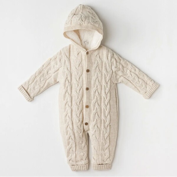 Andywawa AC24336 Knitwear Triko Bebe Kozmonot Beige Melange - Andywawa