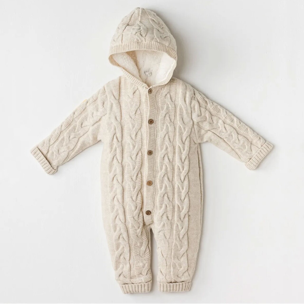 Andywawa AC24336 Knitwear Triko Bebe Kozmonot Beige Melange - 1