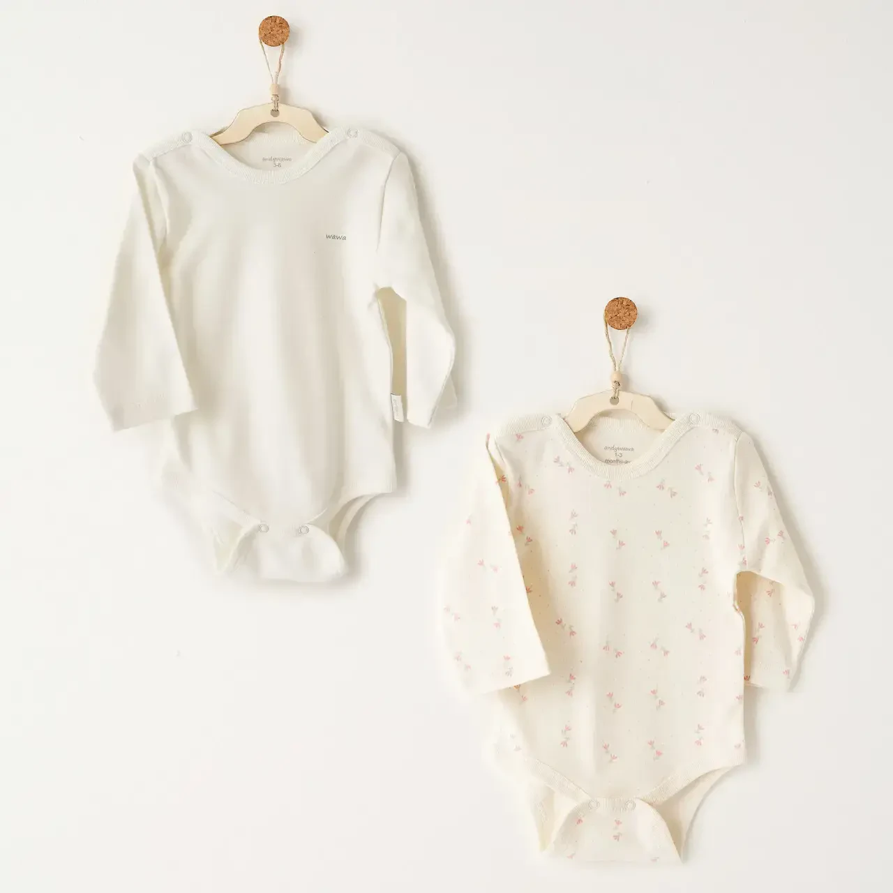 Andywawa AC26099 Mon Petit Amour 2'li Badi Pink - 1