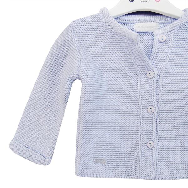 Andywawa AC24333 Basic Bebe Ceket Blue - 3