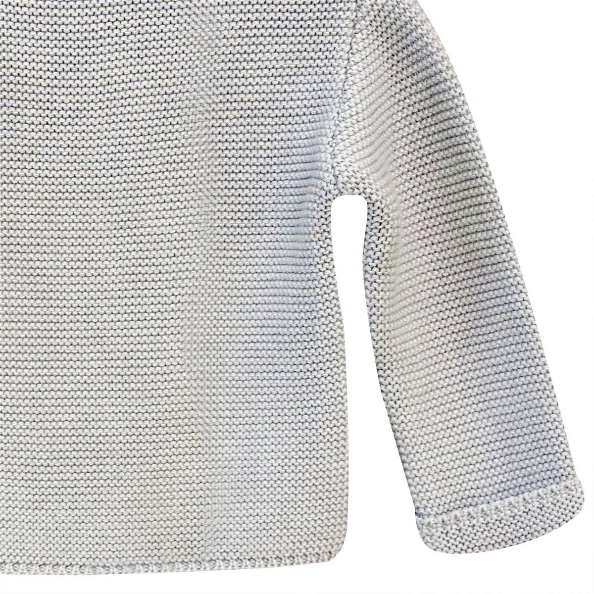 Andywawa AC24333 Basic Bebe Ceket Grey Melange - 4