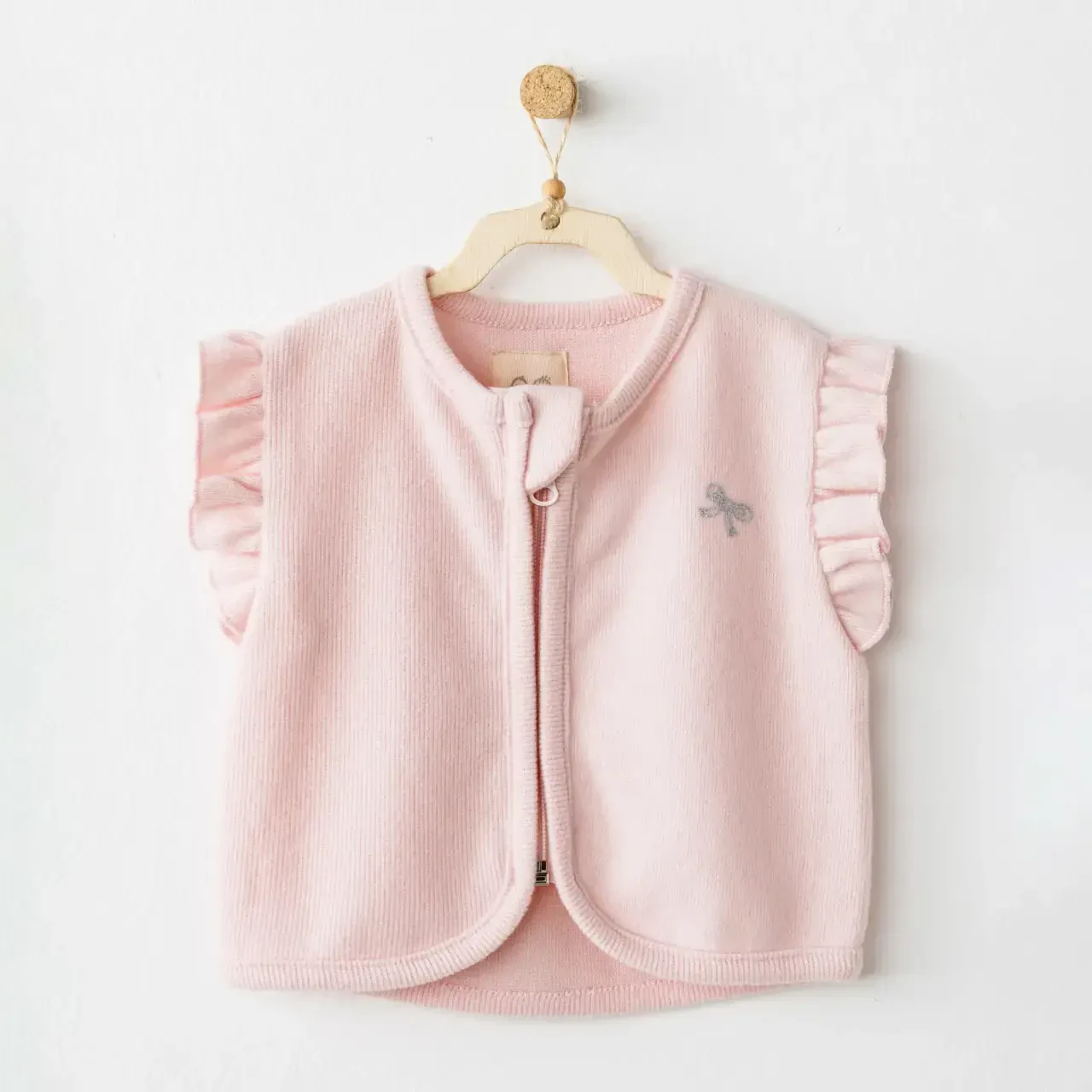 Andywawa AC26220 Casual Yelek Pink - 1