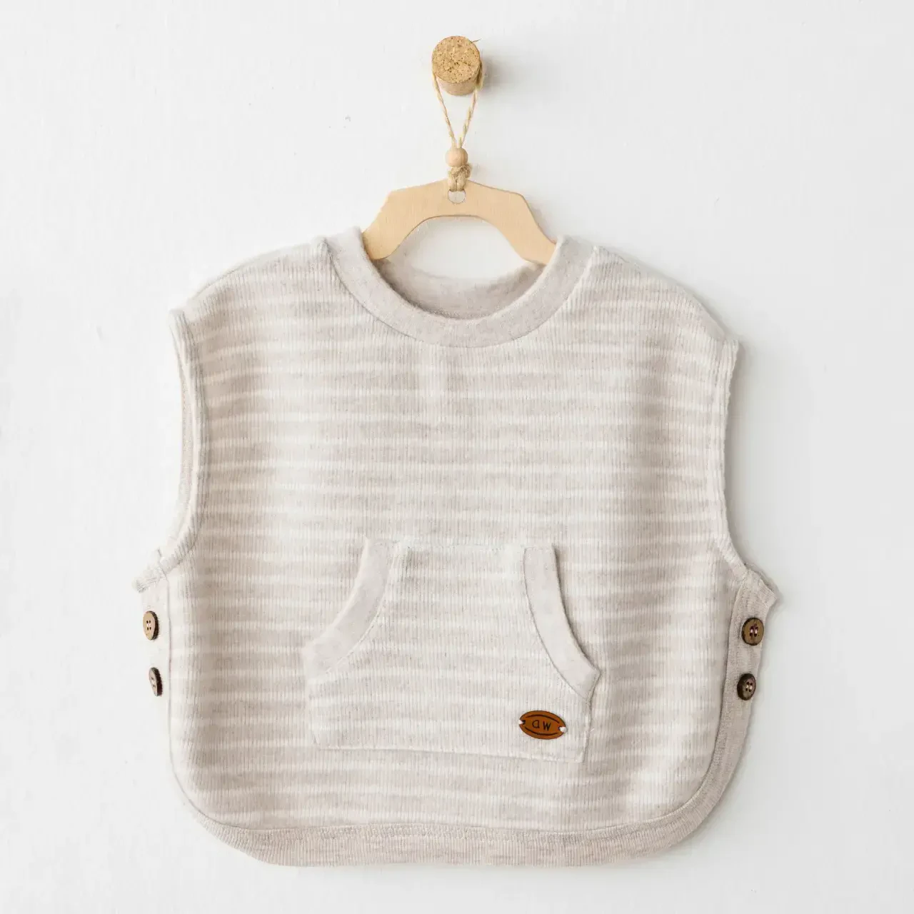 Andywawa AC26214 Casual Yelek Beige - Andywawa