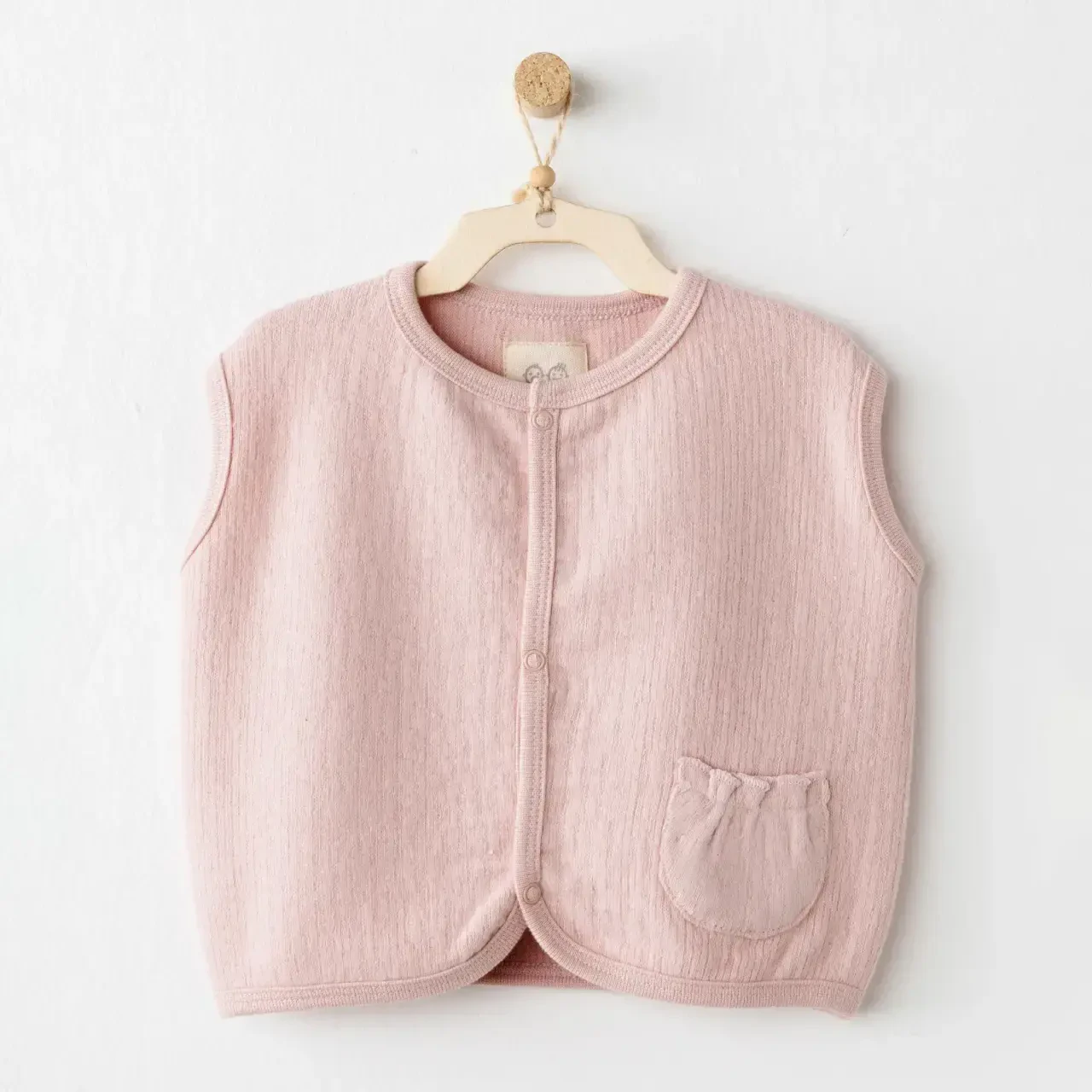 Andywawa AC26201 Casual Yelek Pink - 1