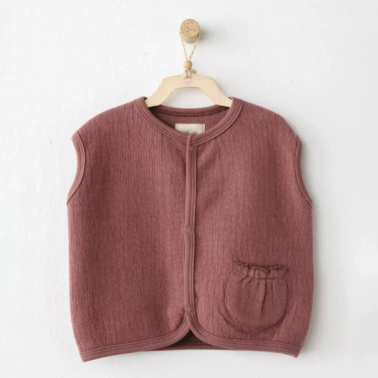 Andywawa AC26201 Casual Yelek Dusky Rose - 1