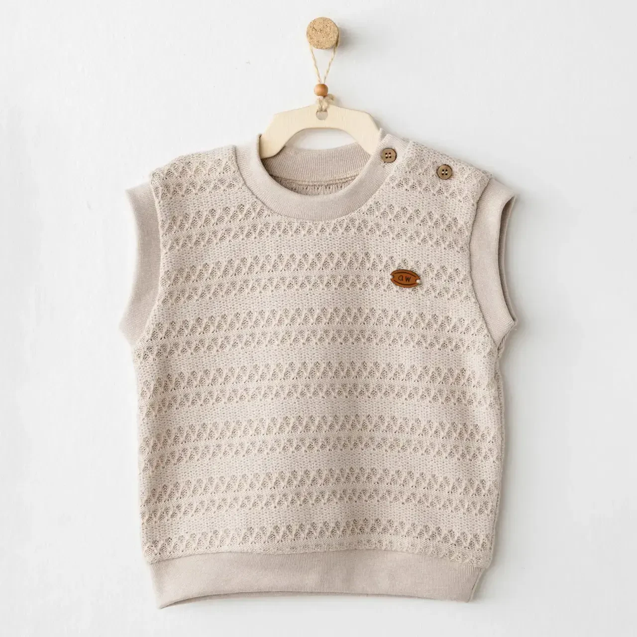 Andywawa AC26133 Wawa Exclusive Yelek Beige - 1