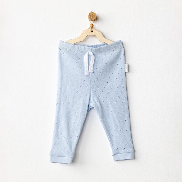 Andywawa AC25556 Pants Jacquard Basic Trousers Blue - Andywawa