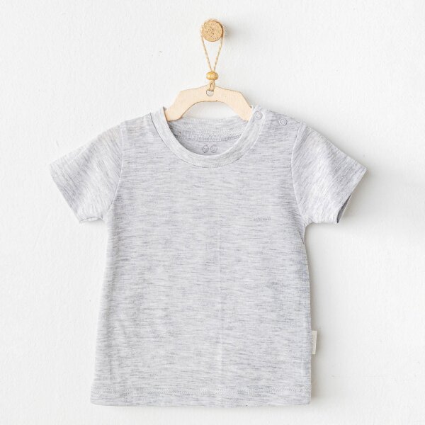Andywawa AC25971 Casual Baby T-Shirt Grey Melange - Andywawa